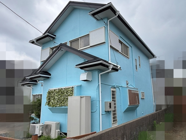 鹿嶋市の外壁塗装工事施工完了後