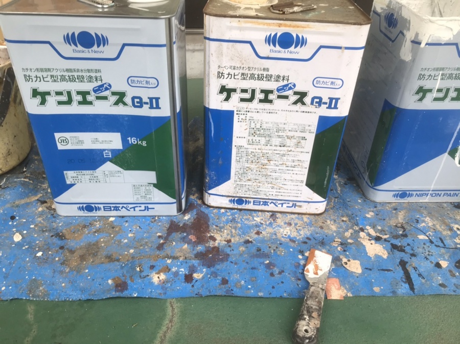 防カビ塗料として使用する日本ペイントのケンエースG-Ⅱ