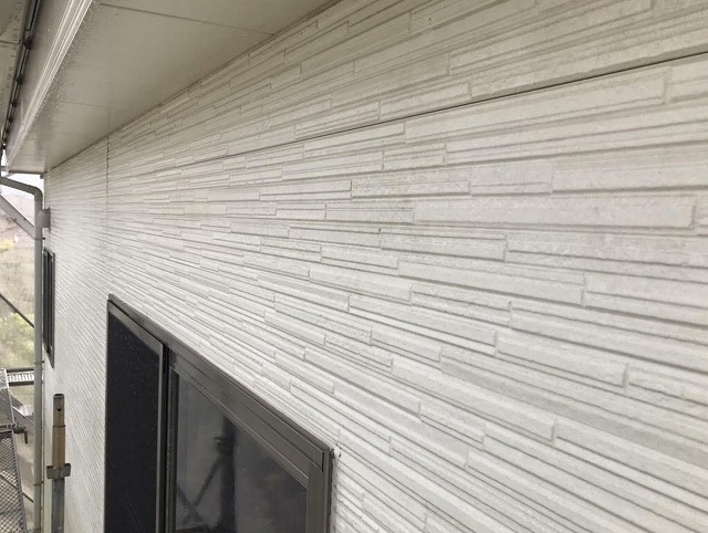 外壁洗浄を実施して綺麗になった鉾田市の外壁サイディング
