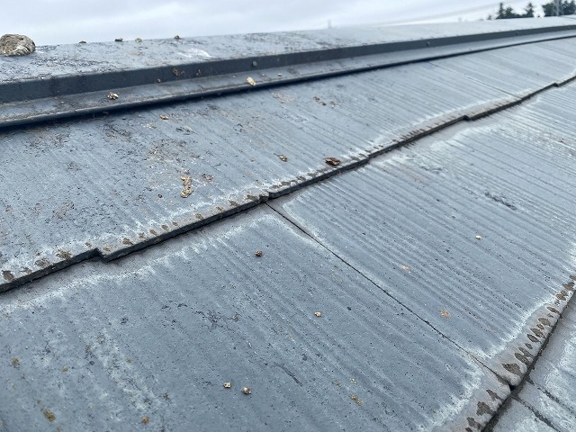 築22年コロニアル屋根は塗膜が劣化