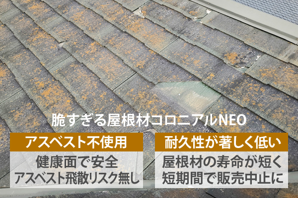 コロニアルNEOのメンテナンスには要注意
